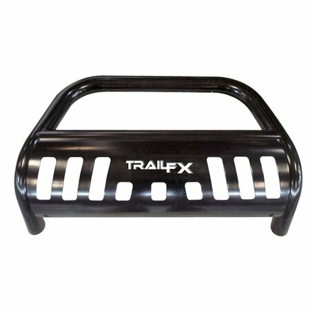 TRAILFX Powder Coated, Black, Steel, 3" Diameter, With Skid Plate, With Holes For Optional Lighting B0033B